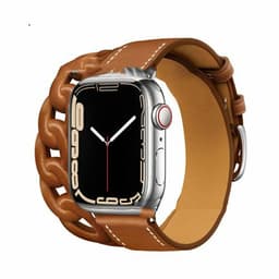 image-Calfskin Leather Watch Strap