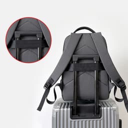 image-Multifunctional Business Waterproof Oxford Cloth Backpack for Laptop