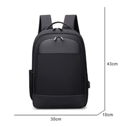 image-Multifunctional Business Waterproof Oxford Cloth Backpack for Laptop