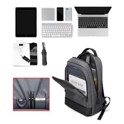 image-Multifunctional Business Waterproof Oxford Cloth Backpack for Laptop
