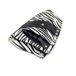 image-PU Leather Rivet Hair Scissor Bag Clips Bag Hairdressing Barber
