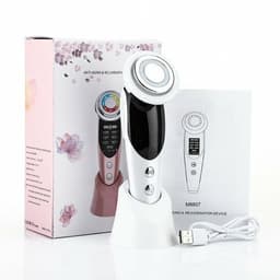 image-7-in-1 Facial Massager EMS Micro-current Color Light