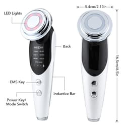 image-7-in-1 Facial Massager EMS Micro-current Color Light