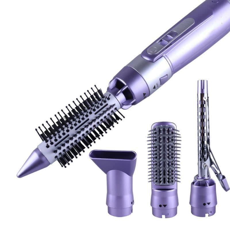 image-Multifunctional Hair Comb Portable Roll Straight Dual-used Hot Air