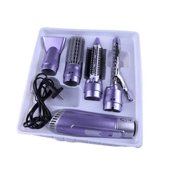 image-Multifunctional Hair Comb Portable Roll Straight Dual-used Hot Air