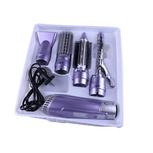 image-Multifunctional Hair Comb Portable Roll Straight Dual-used Hot Air