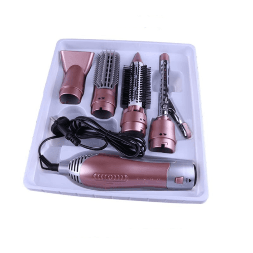 image-Multifunctional Hair Comb Portable Roll Straight Dual-used Hot Air