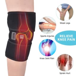 image-Heating Knee Pads Knee Brace Support Pads Thermal Heat Therapy Wrap