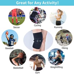 image-Heating Knee Pads Knee Brace Support Pads Thermal Heat Therapy Wrap