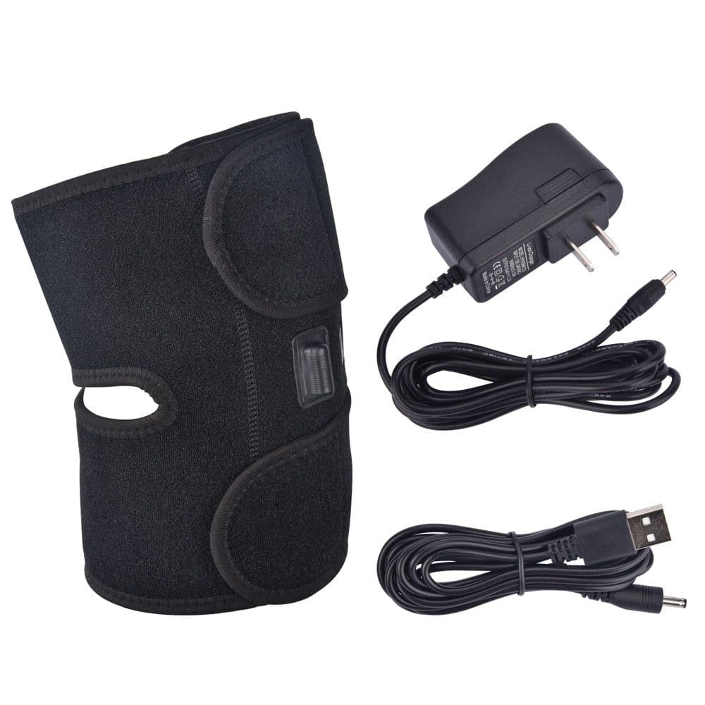image-Heating Knee Pads Knee Brace Support Pads Thermal Heat Therapy Wrap