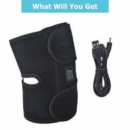 image-Heating Knee Pads Knee Brace Support Pads Thermal Heat Therapy Wrap