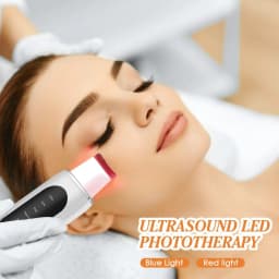 image-Ultrasonic Skin Scrubber EMS Microcurrent Face Lifting