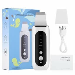 image-Ultrasonic Skin Scrubber EMS Microcurrent Face Lifting