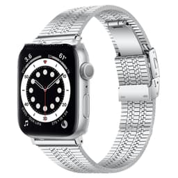 image-General High-grade Five-bead Back Buckle Steel Watch Belt