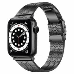 image-General High-grade Five-bead Back Buckle Steel Watch Belt