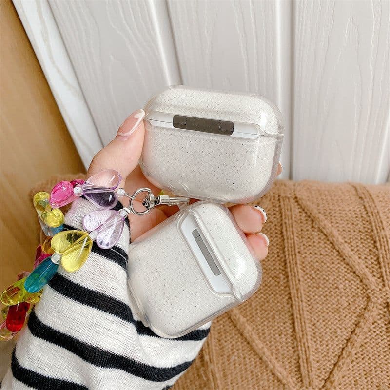 image-Color Love Chain Earphone Protective Case