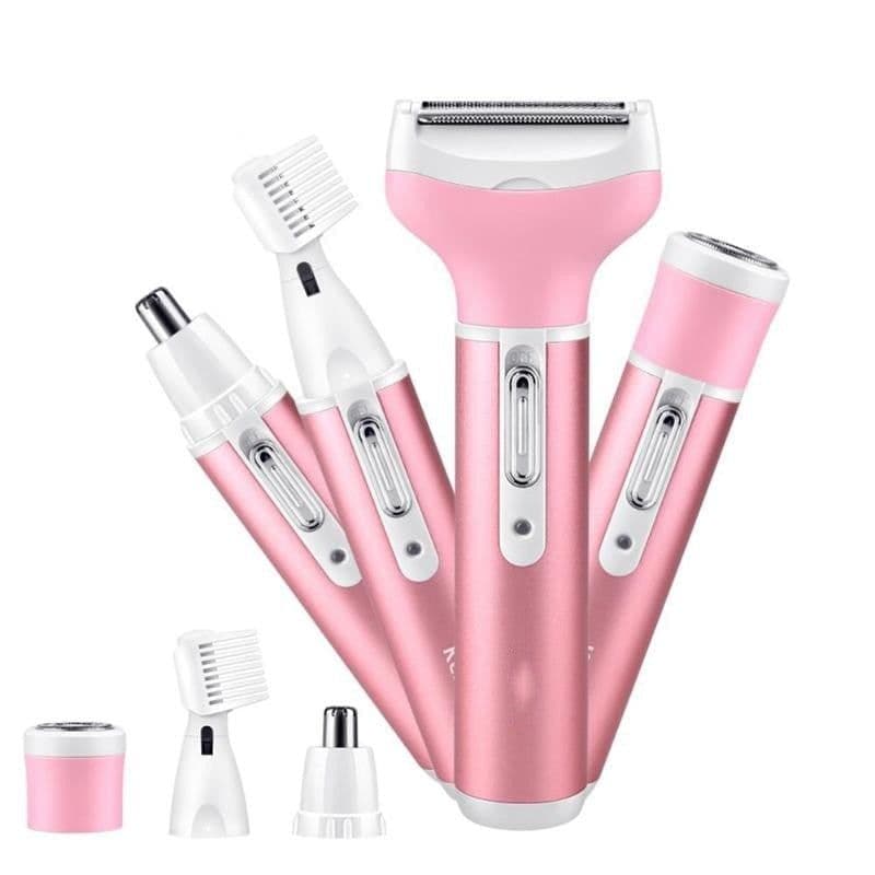 image-NEW 4 In 1 Women Razor Shaver Beauty Instrument Body Epilator Nose
