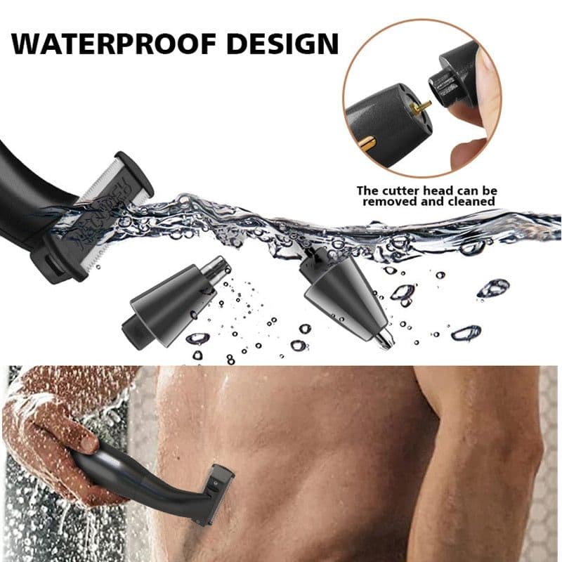 image-Hair Removal Intimate Area Haircut Clipper for The Groin Epilator