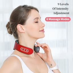 image-Smart Electric Neck Massager Wireless Shoulder Body Massager 6 Modes