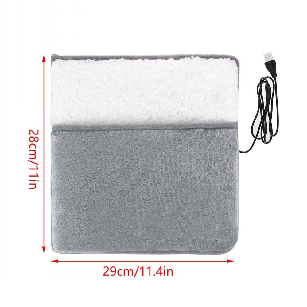 image-Warm Slippers Feet Warm Slippers Heating Glove USB Electric Heating