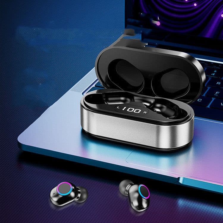image-Wireless Bluetooth Headset Metal Shell