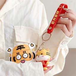 image-Tiger Wireless Earphone Cartoon Protective Case