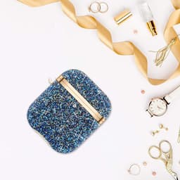 image-Soft Electroplating Fashion Star Diamond Earphone Sleeve