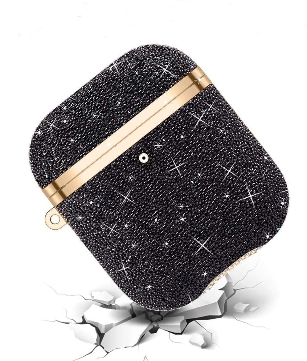 image-Soft Electroplating Fashion Star Diamond Earphone Sleeve