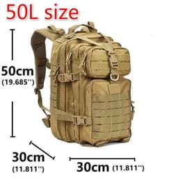 image-30L/50L 1000D Nylon Waterproof Backpack Outdoor Military Rucksacks