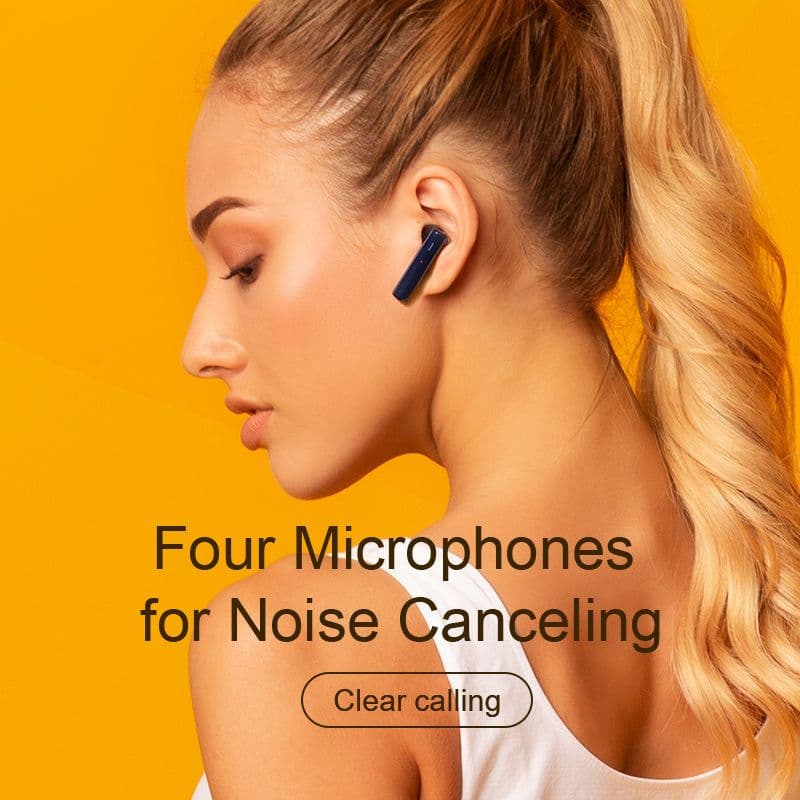 image-Wireless Bluetooth Headset Binaural Semi-in-ear Sports
