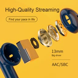 image-Wireless Bluetooth Headset Binaural Semi-in-ear Sports