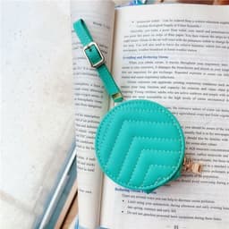 image-Bluetooth Headset Protective Case Zipper Leather
