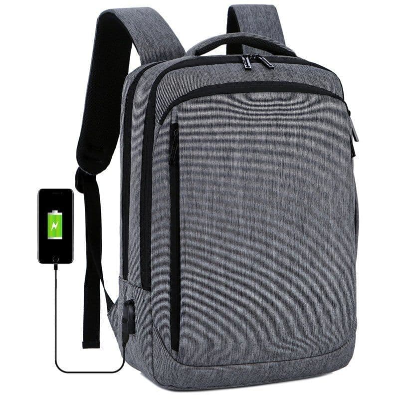 image-Backpack For Men Casual Oxford Cloth Waterproof Luxury Bagpack USB