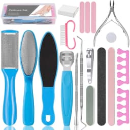 image-20 in 1 Foot Files Professional Pedicure Tools Set