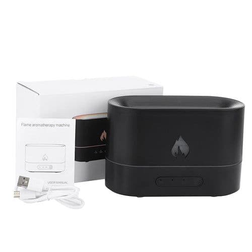 image-Double Color Flame Diffuser Essential Oils Fragrance Aroma Air