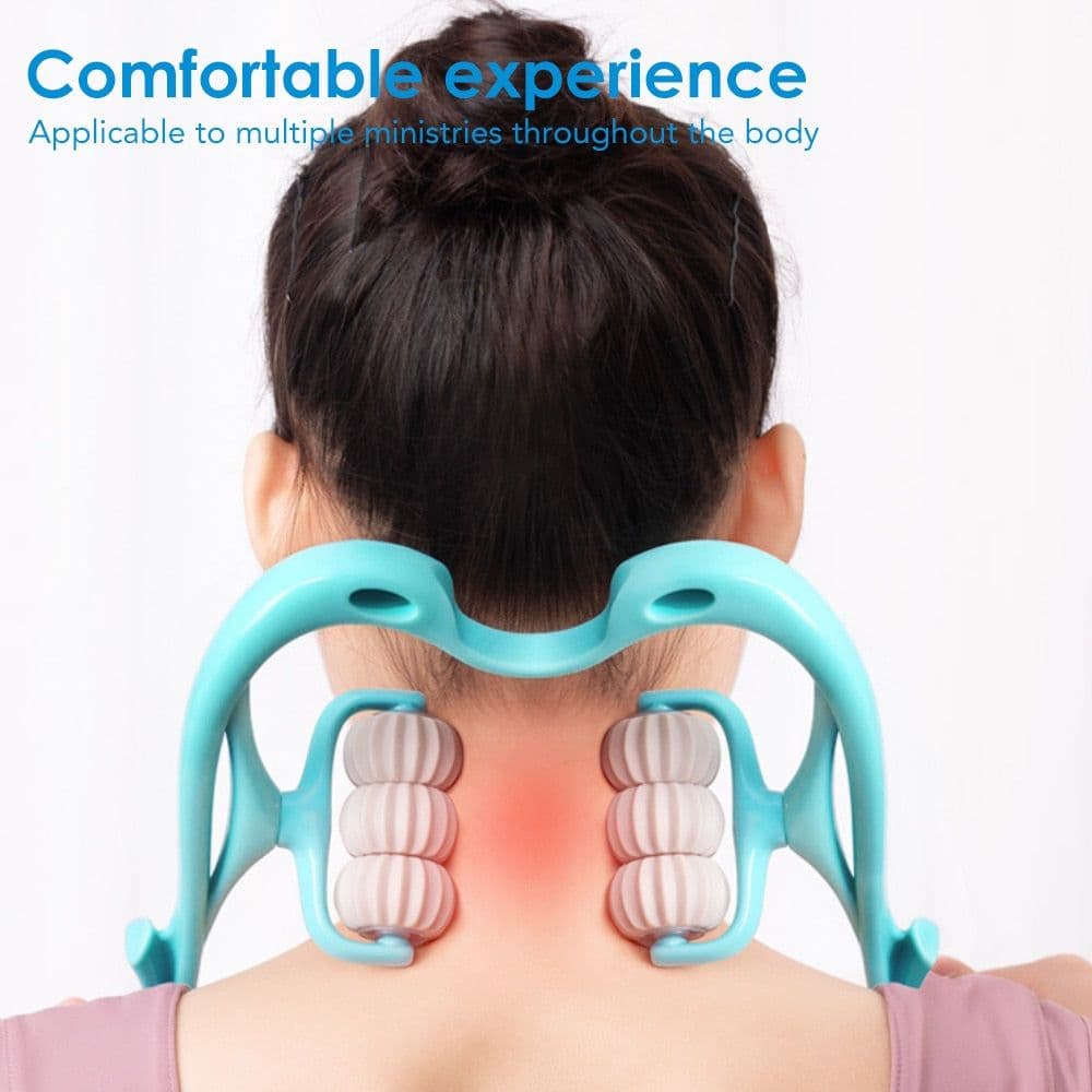 image-Plastic Pressure Point Therapy Neck Relieve Hand Roller