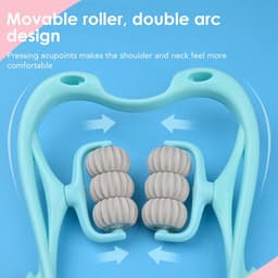 image-Plastic Pressure Point Therapy Neck Relieve Hand Roller