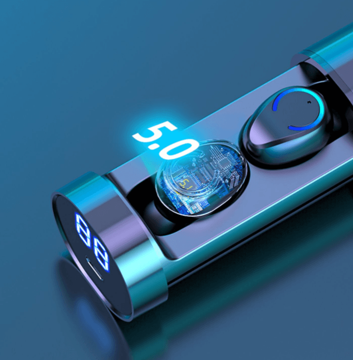 image-Wireless Dual Ear Wireless Bluetooth Headset
