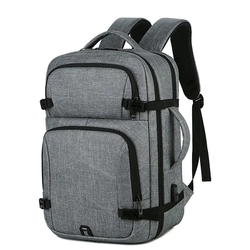 image-Mens Casual USB Charging Luxury Laptop Backpack Waterproof