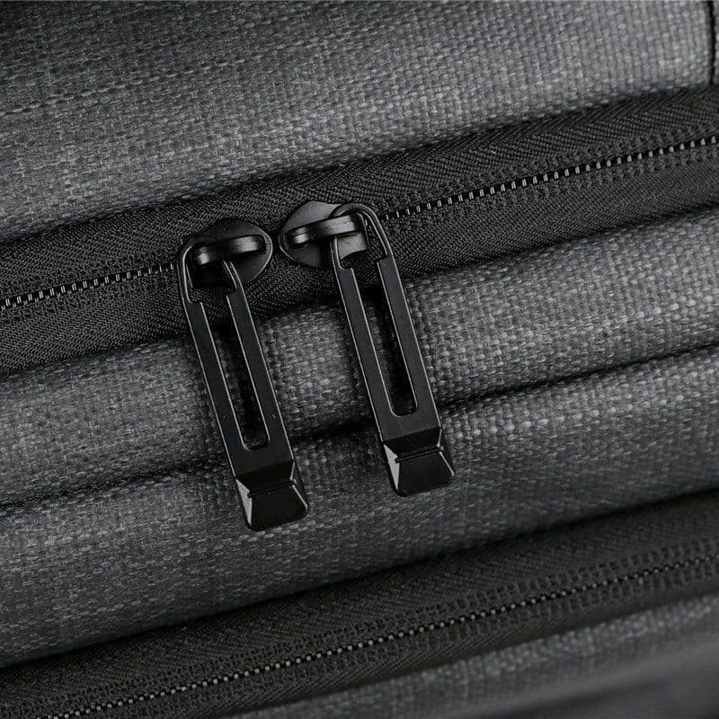 image-Mens Casual USB Charging Luxury Laptop Backpack Waterproof