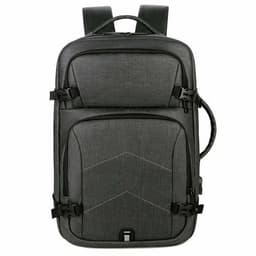 image-Mens Casual USB Charging Luxury Laptop Backpack Waterproof