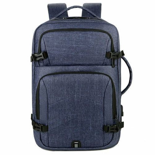 image-Mens Casual USB Charging Luxury Laptop Backpack Waterproof