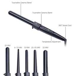 image-Tourmaline Ceramic Electric Curling Iron 9 19 25 32 Mm Hair Curler