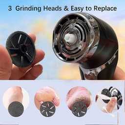 image-Rechargeable Electric Foot Rasp Electric Pedicure Foot Sander IPX7