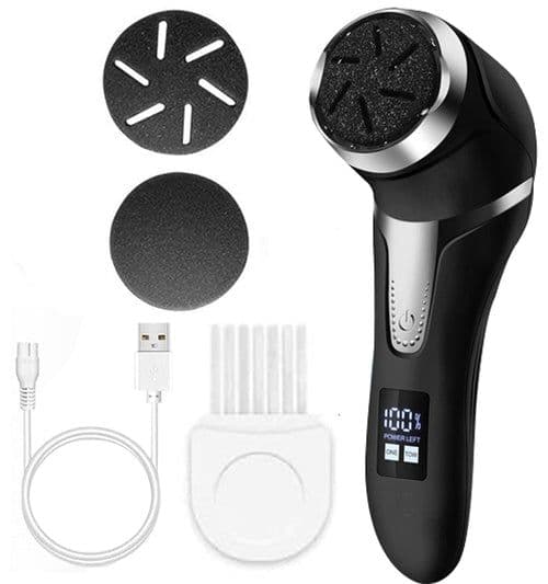 image-Rechargeable Electric Foot Rasp Electric Pedicure Foot Sander IPX7