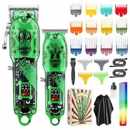 image-New Electric Hair Clippers Cordless Hair Trimmer Haircut Kit 16 Guide