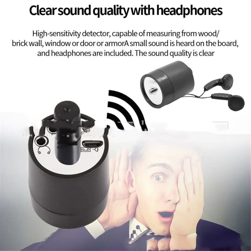 image-Wall Sound Amplifier With Pipe Leak Detector