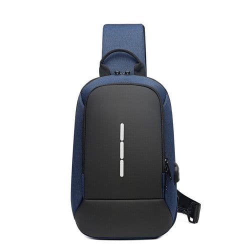 image-Business Crossbody Backpack For Men Multi-function Waterproof Bags