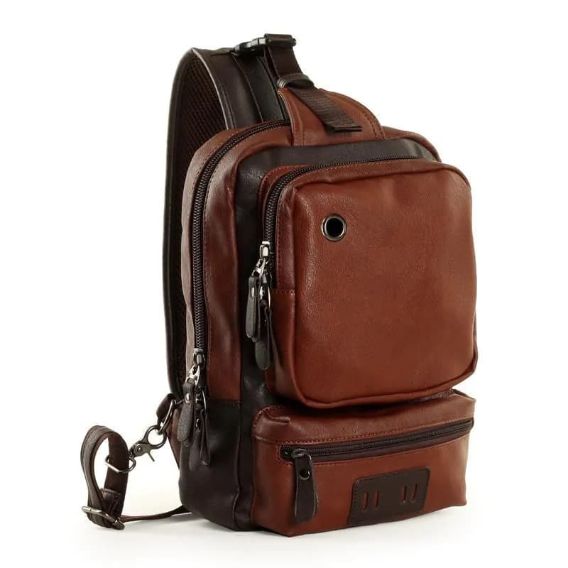 image-Korean Style Casual Outdoor Sport Crossbody Bag For Men
