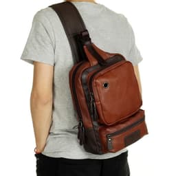 image-Korean Style Casual Outdoor Sport Crossbody Bag For Men